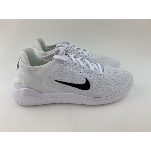 Nike Free RN 2018 White Black Men's Running Shoes Sneakers - Picture 11 of 12